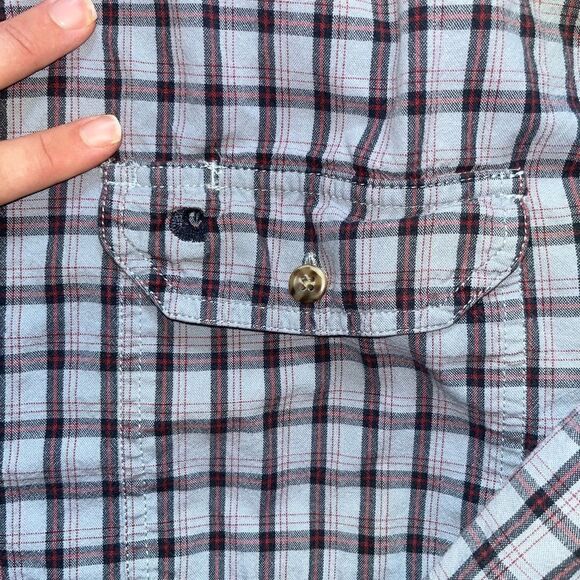 Carhartt Long Sleeve Plaid Button Up - Picture 3 of 4